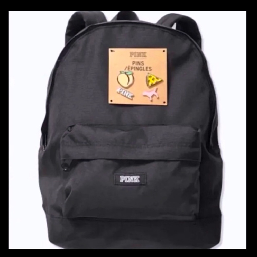 💕P͙I͙N͙K͙ V͙S͙ Mini Backpack With 4 Pins NWT💕